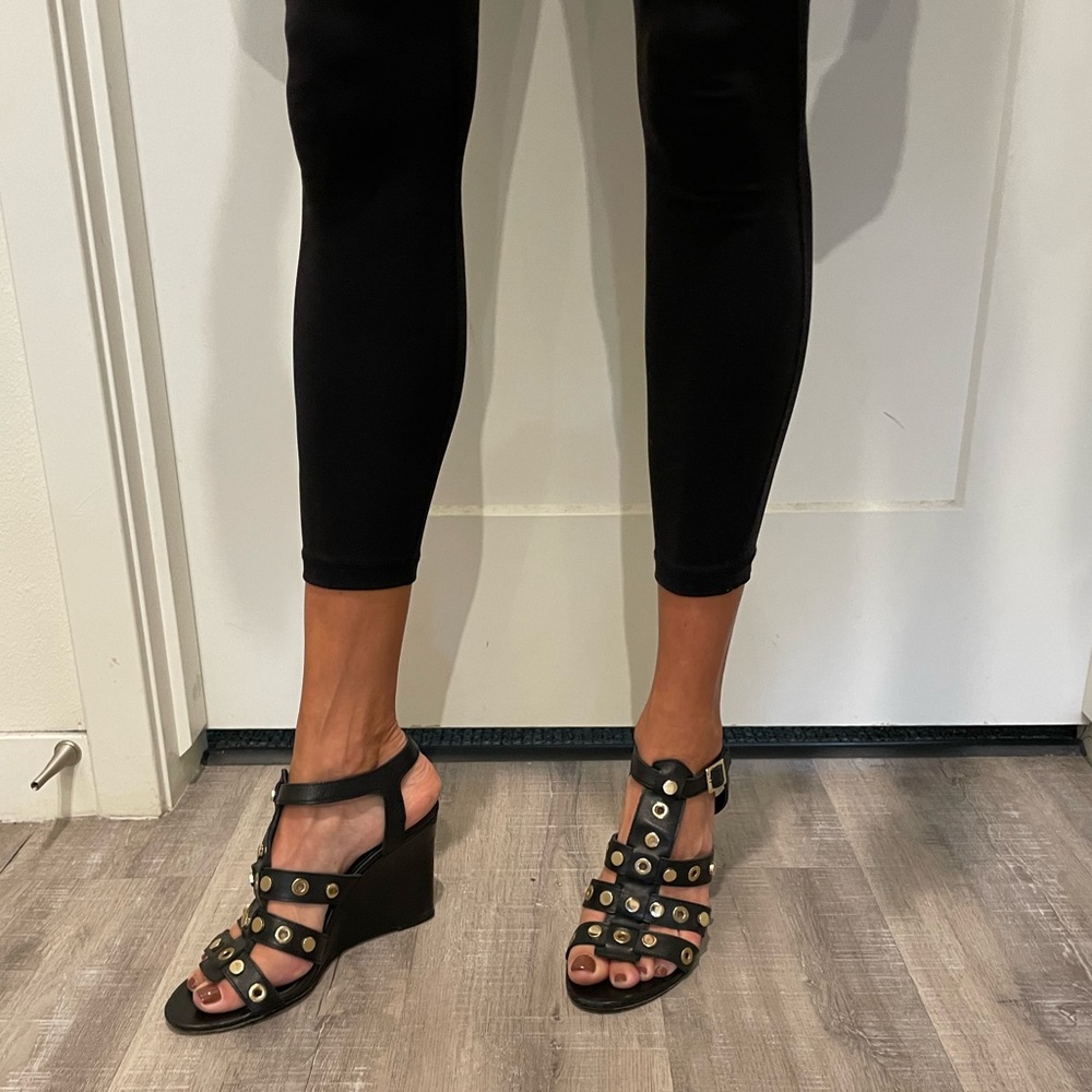 Sandro Studded Wedge Sandal (size 39)